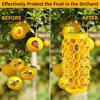 Outdoor Wasp Traps, 2 Pack Reusable Hanging