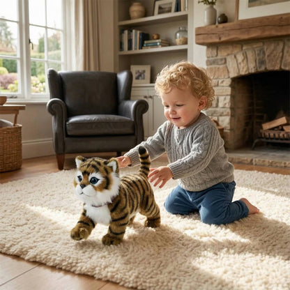Interactive Robot Kitten, Walks & Meows