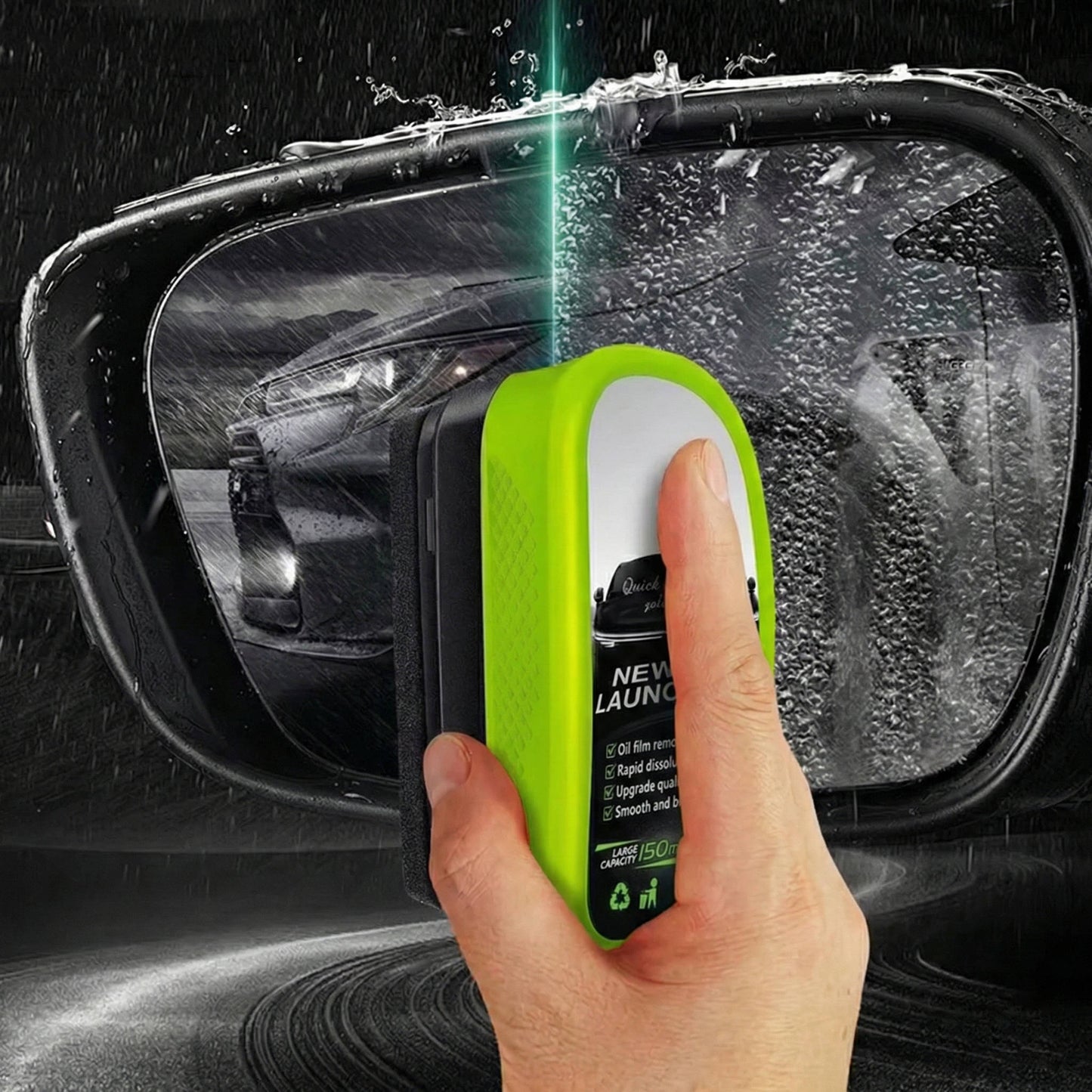 Car Glass Oil Film Cleaning Brush