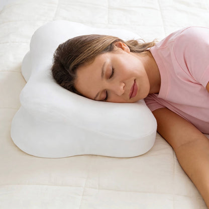 Ergonomic Memory Foam Pillow, Cooling Cover