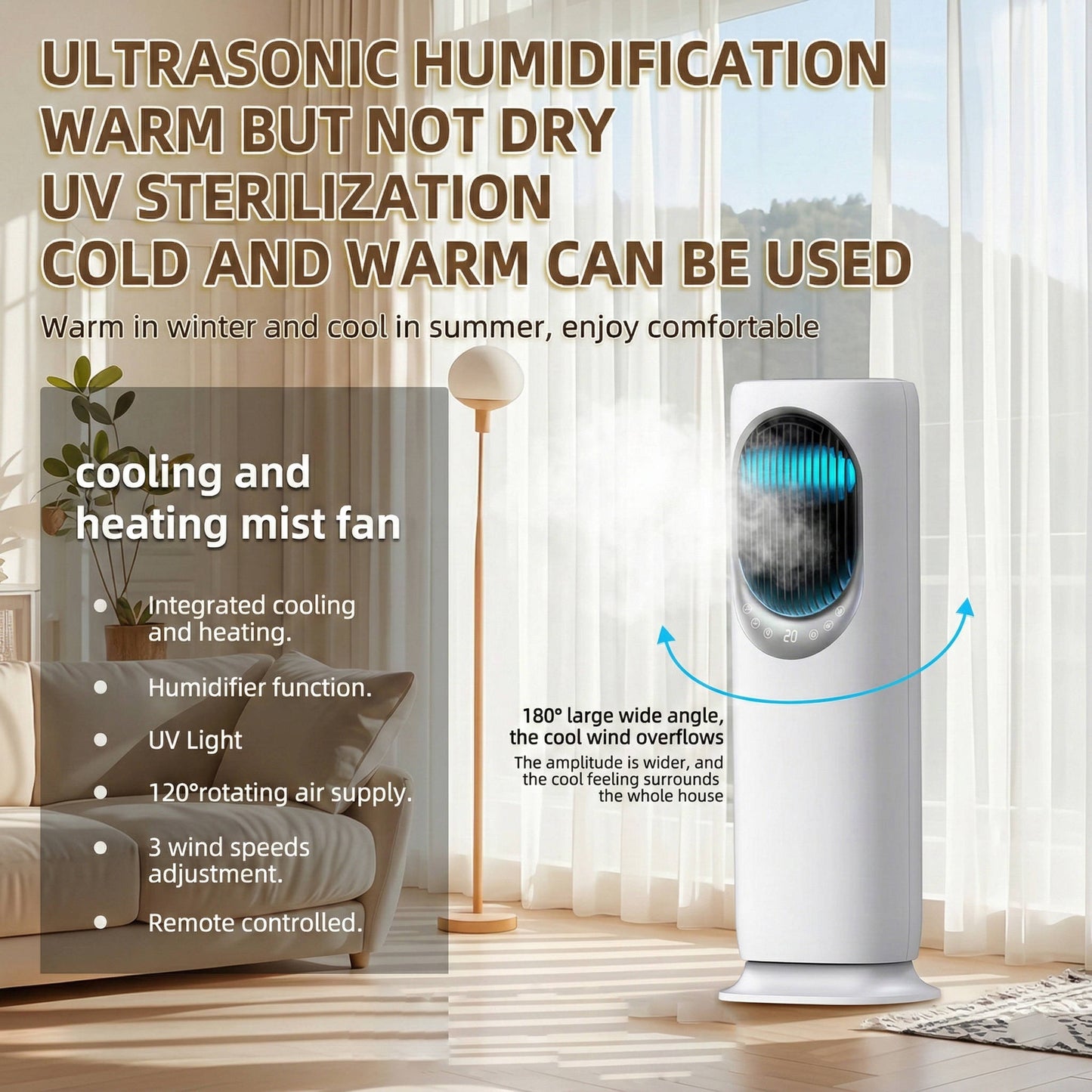 Portable AC Unit for Home & Office