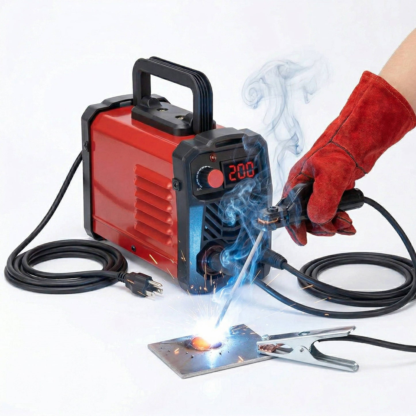 Mini Portable Stick Welder, MMA Arc, LED Display