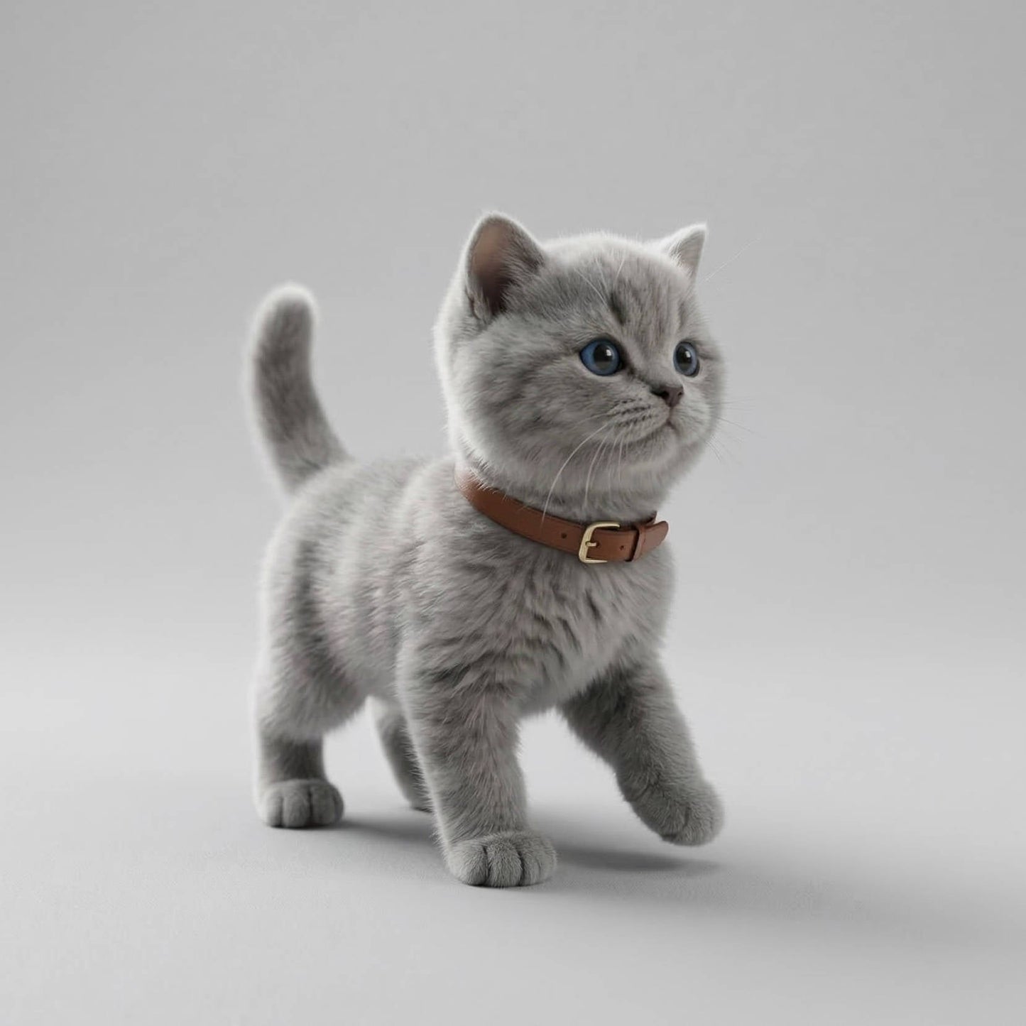 Interactive Robot Kitten, Walks & Meows