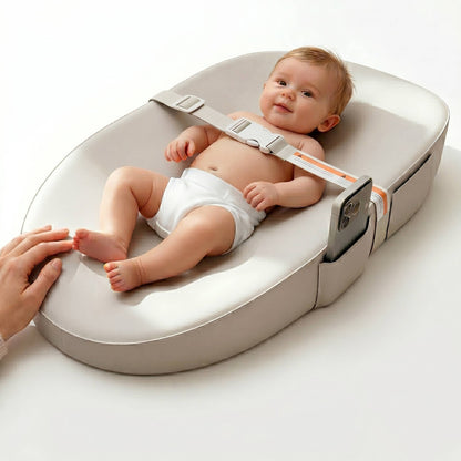 Waterproof Baby Changing Pad with Phone Holder