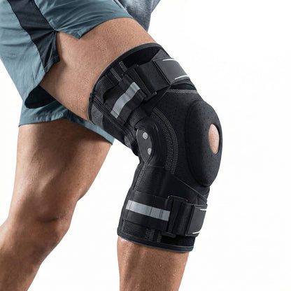 Sports Knee Brace with Side Stabilizers & Support