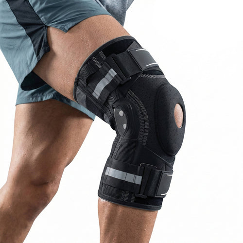 Sports Knee Brace with Side Stabilizers & Support