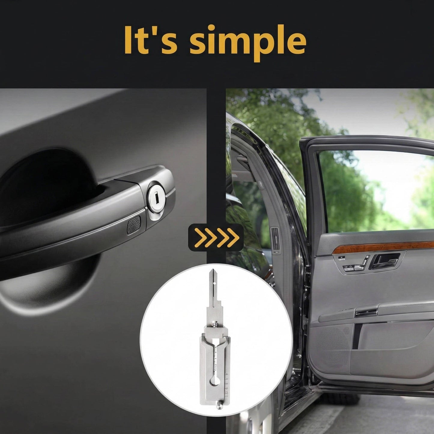 Locksmith Lock Decoding & Picking Tool