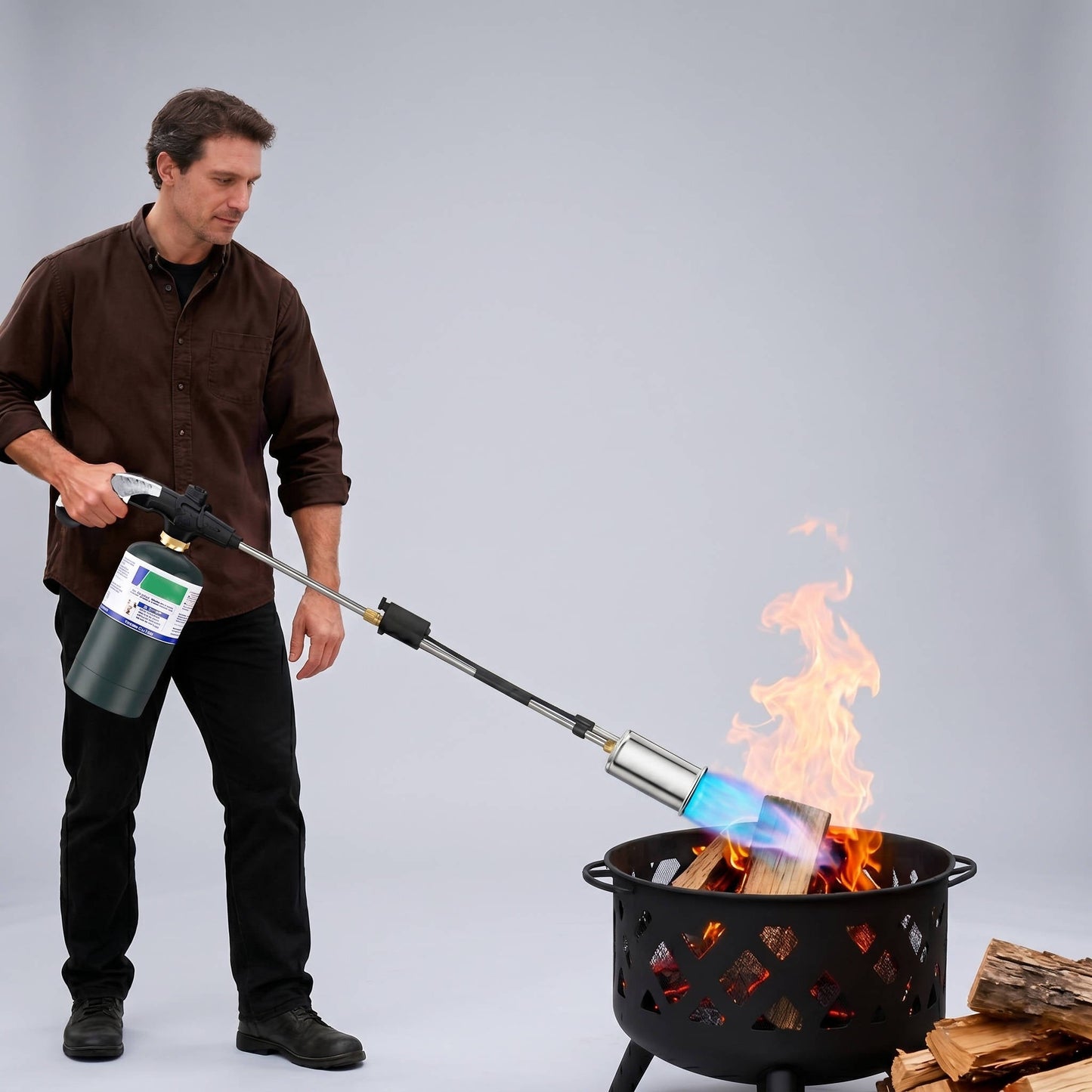 30-Inch Propane Weed Torch Burner, Heavy Duty