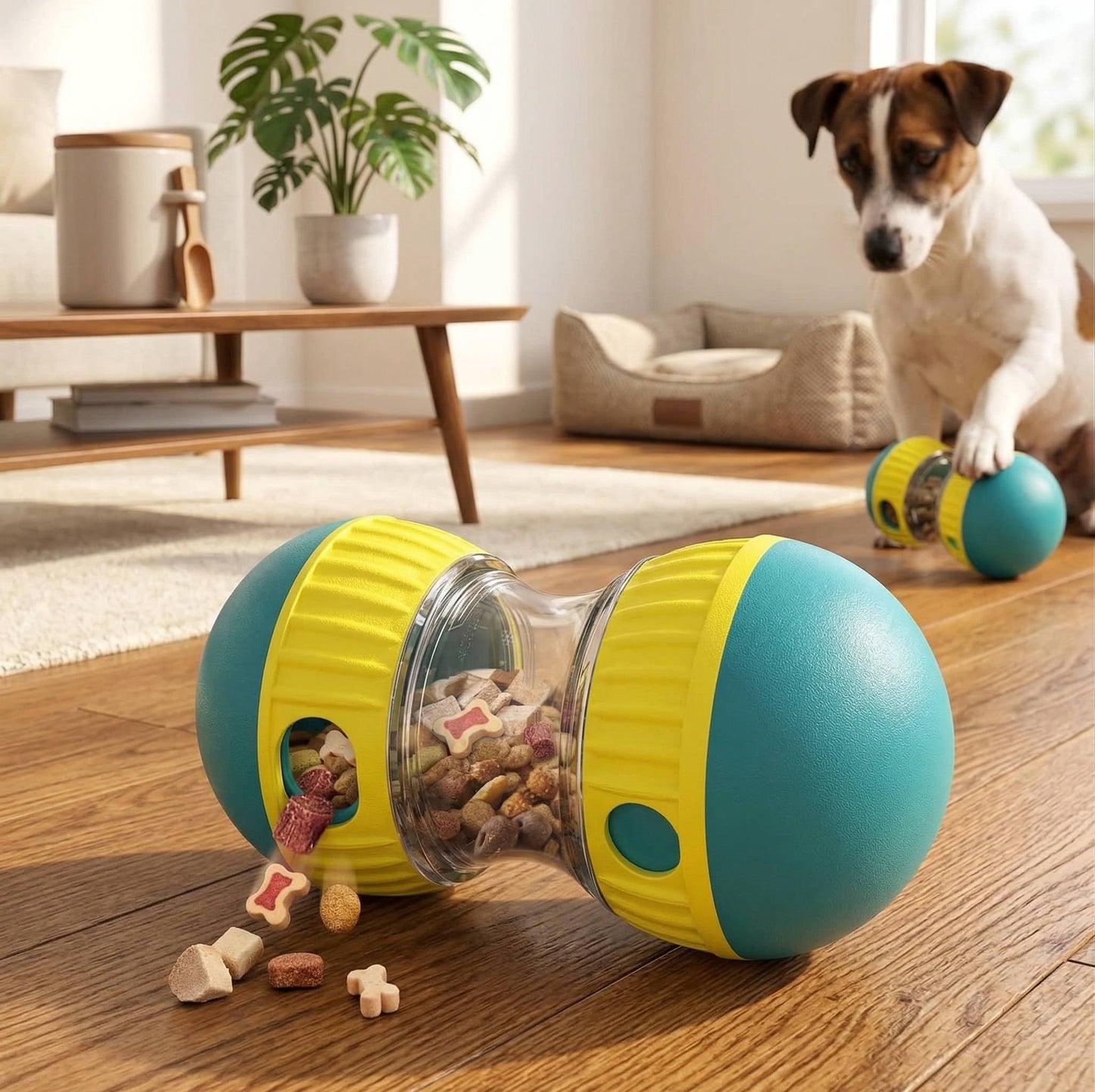 Adjustable Treat Dispensing Dog Puzzle Toy