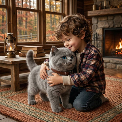 Interactive Robot Kitten, Walks & Meows