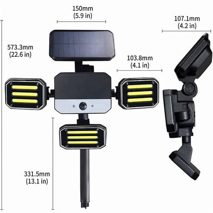 Motion Sensor LED Floodlight, Waterproof Outdoor