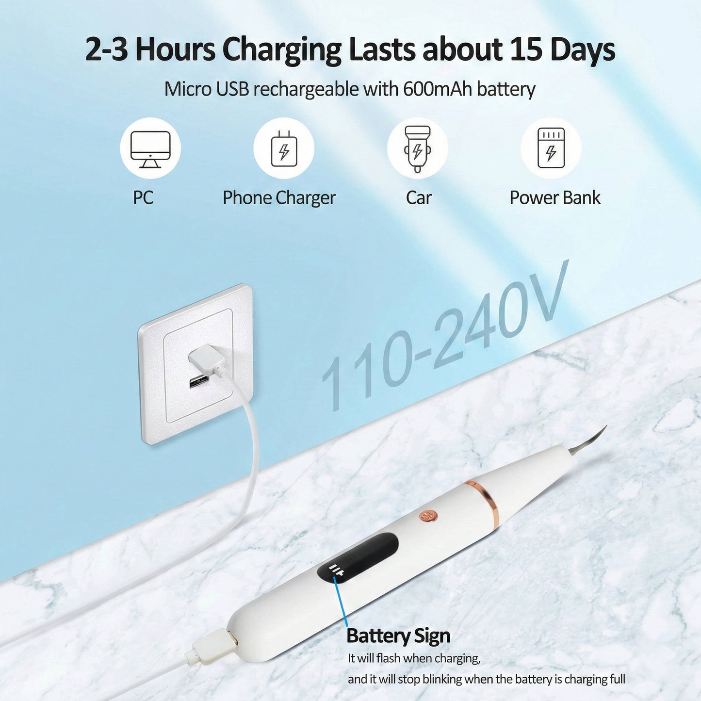 Electric Dental Calculus & Tartar Remover