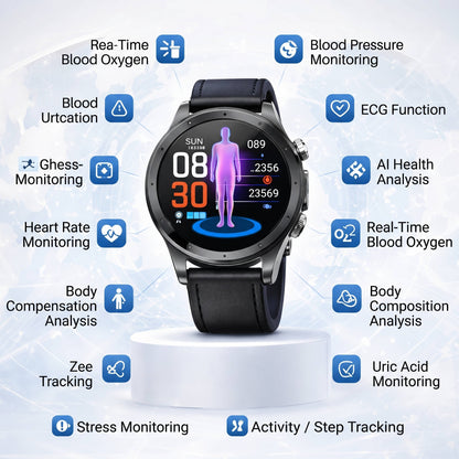 Wellness & Activity Tracker Smartwatch, AMOLED