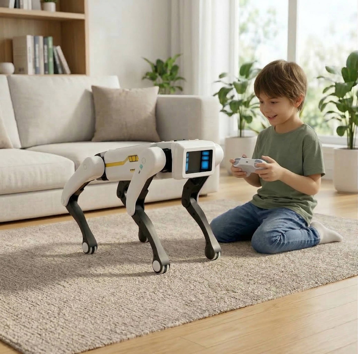 Smart STEM Robot Dog with Voice & App Control