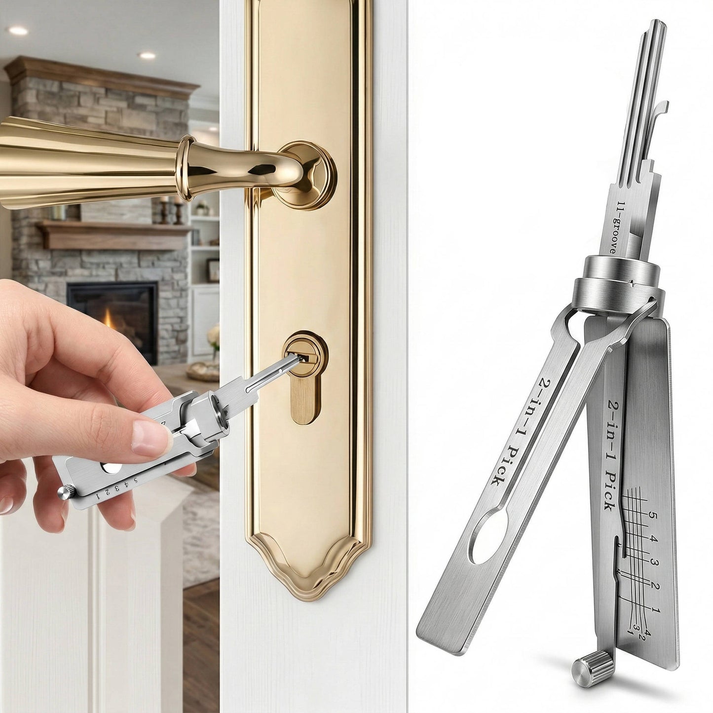 Locksmith Lock Decoding & Picking Tool