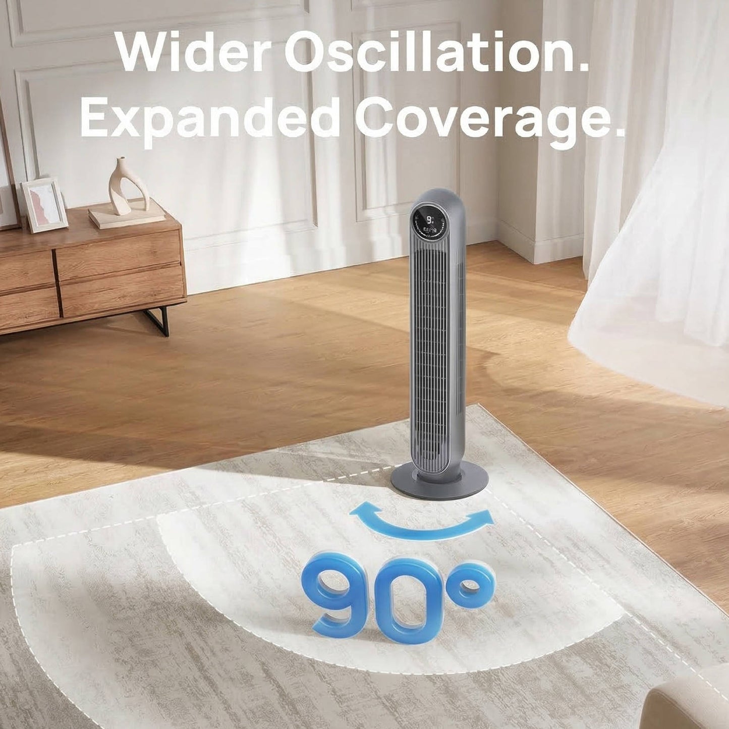 Portable AC Bladeless Air Cooler Tower Fan