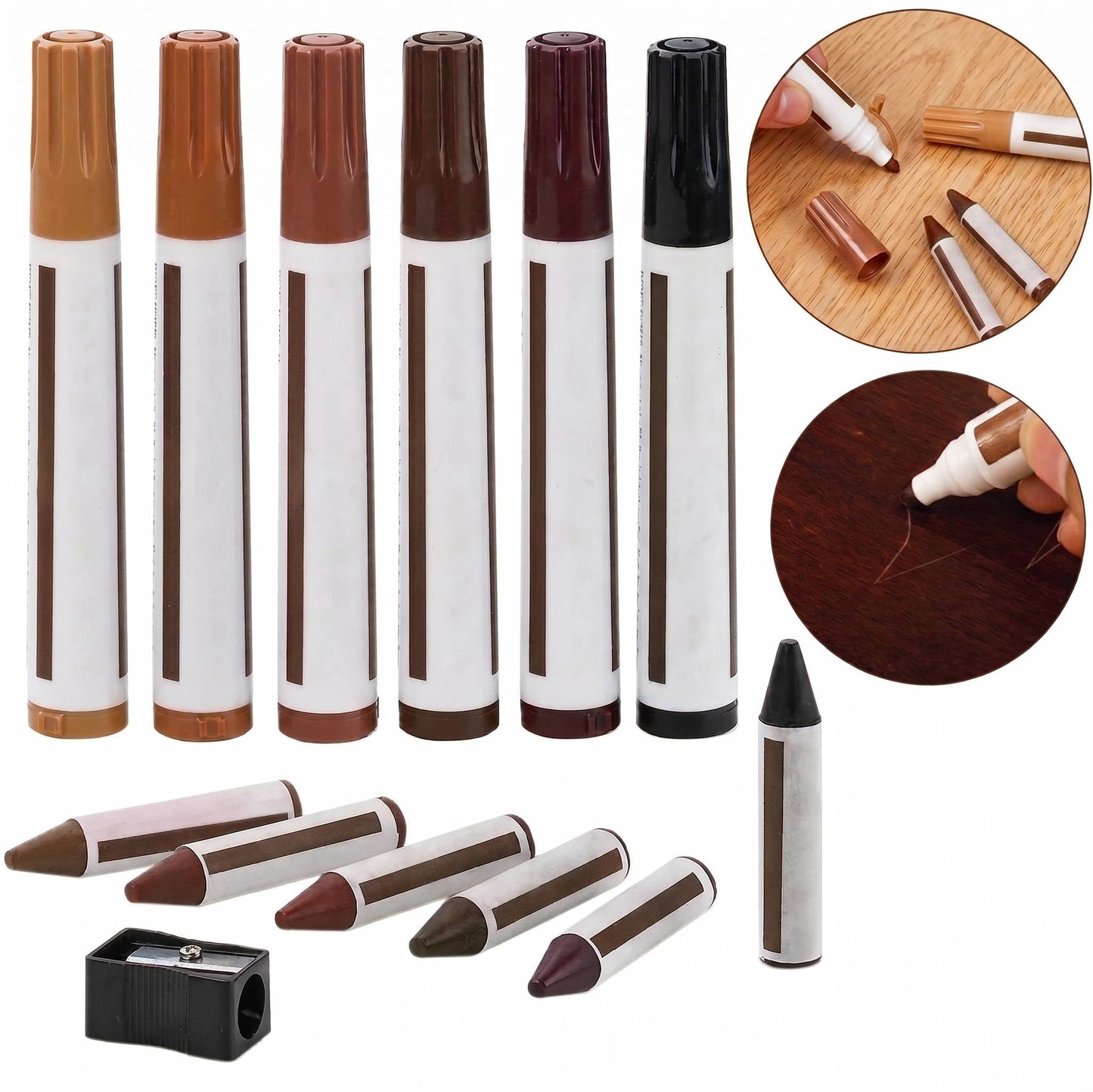 13 Piece Furniture Repair Kit, Markers & Wax