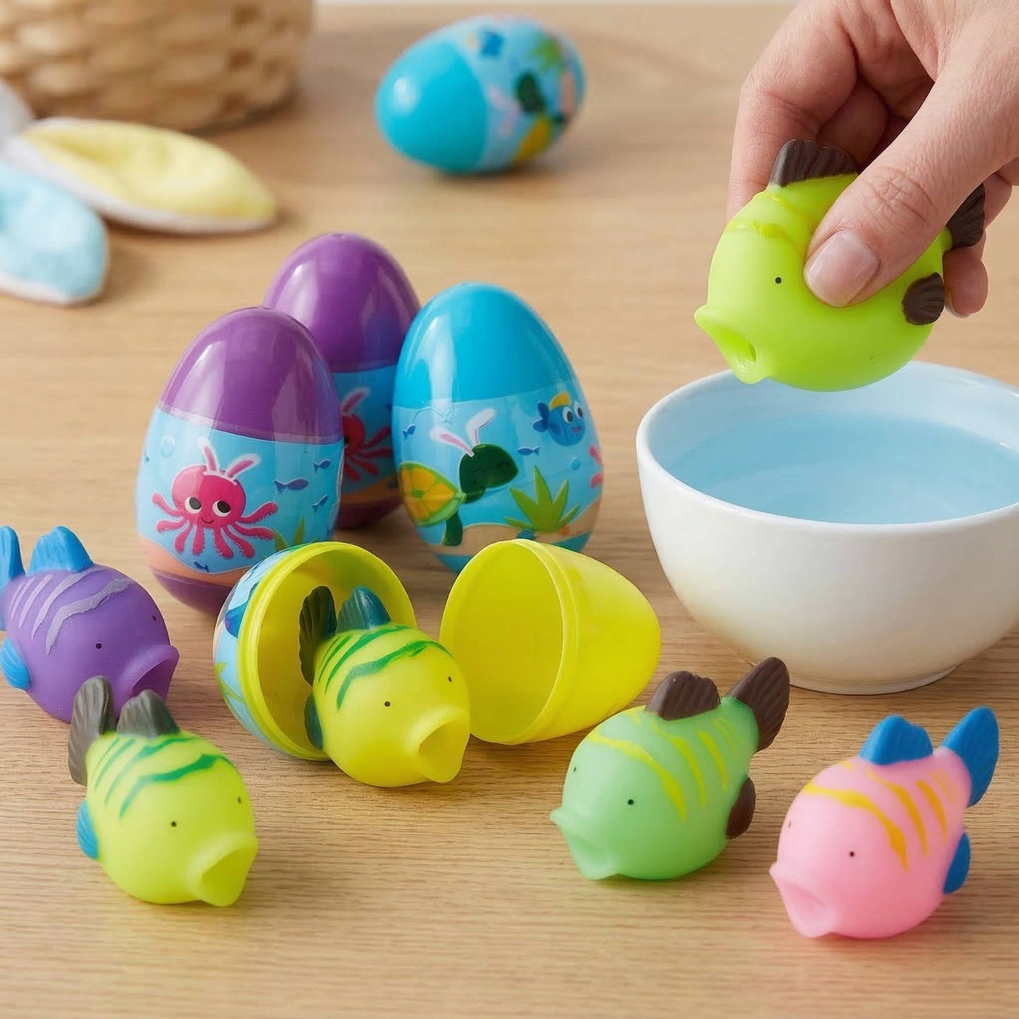 Squirt Toy Filled Easter Eggs, 12 Pc