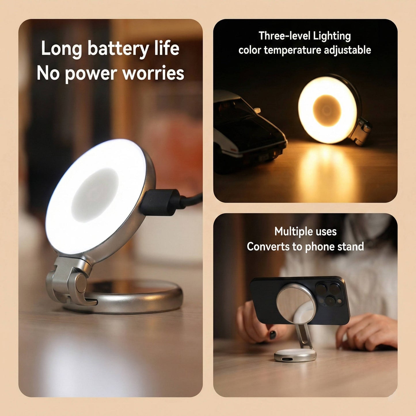 Bluetooth Magnetic Phone Camera Grip