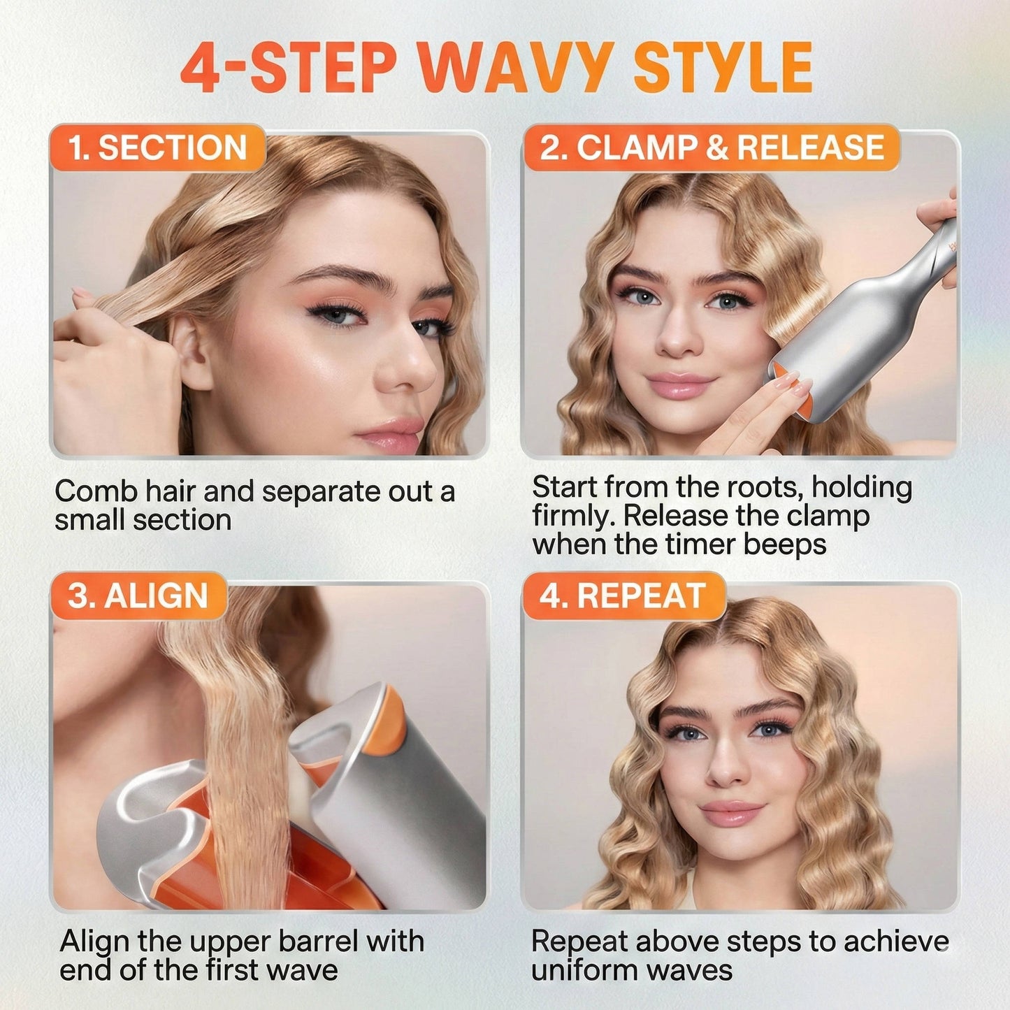 25mm Ionic Hair Waver, 2-Barrel