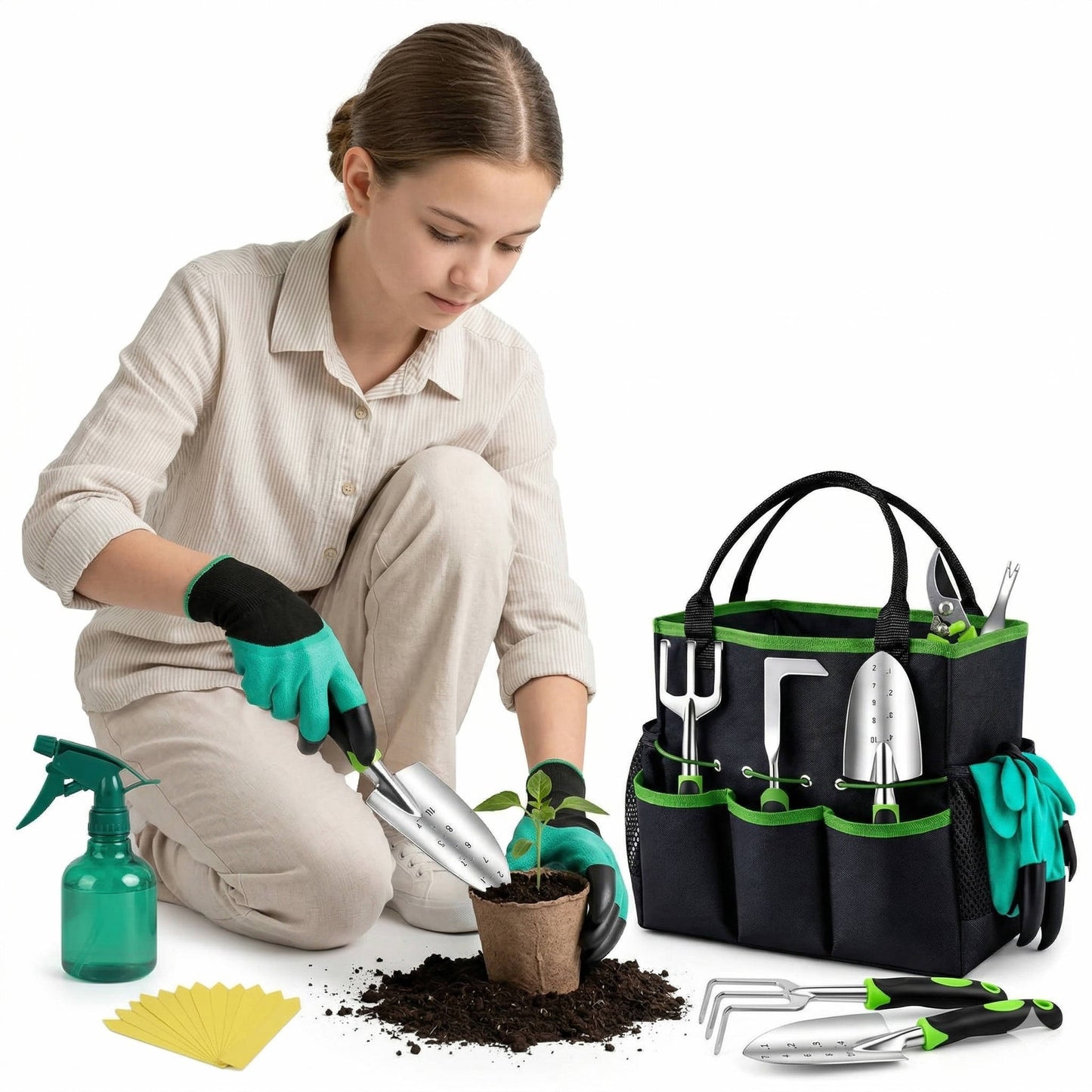Ergonomic Heavy Duty Gardening Tools Kit