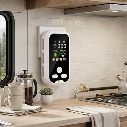 Gas & Smoke Monitor with LCD Display