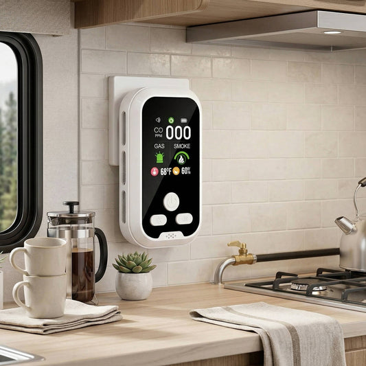 Gas & Smoke Monitor with LCD Display