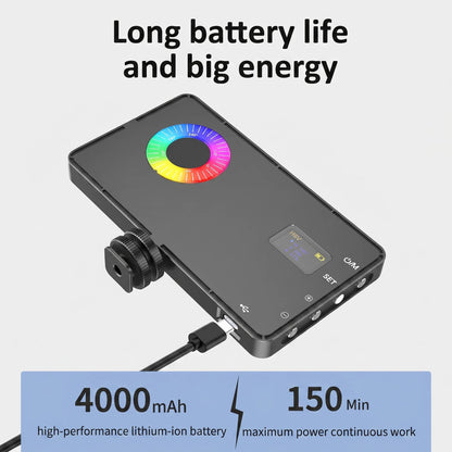 USB Rechargeable RGB Photography Light