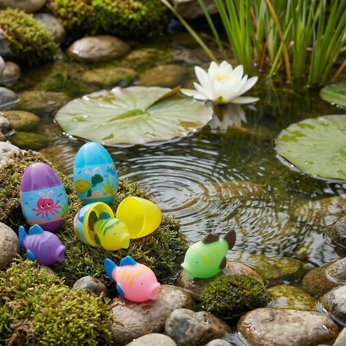 Squirt Toy Filled Easter Eggs, 12 Pc