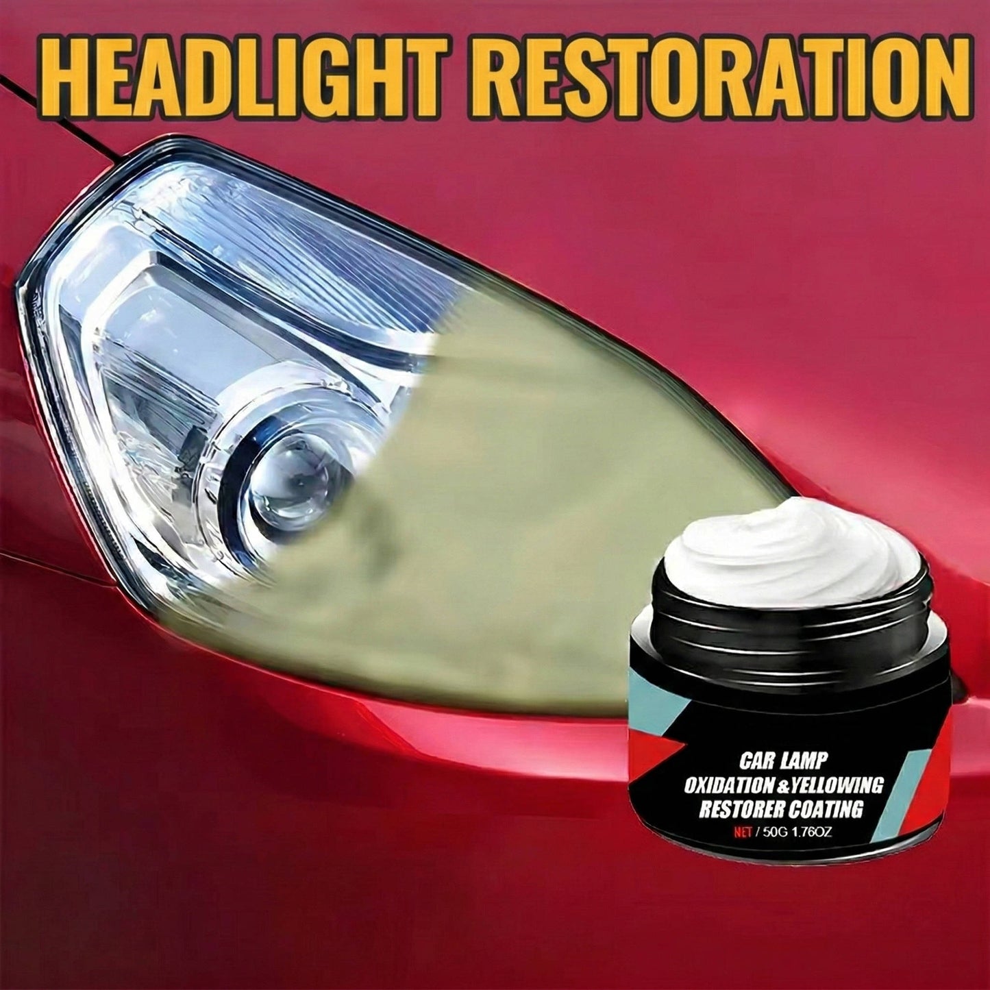 Headlight Restoration Repair Kit, 2-Pack