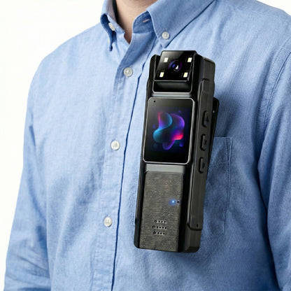 1080P HD Body Camera with Night Vision, 180° Lens