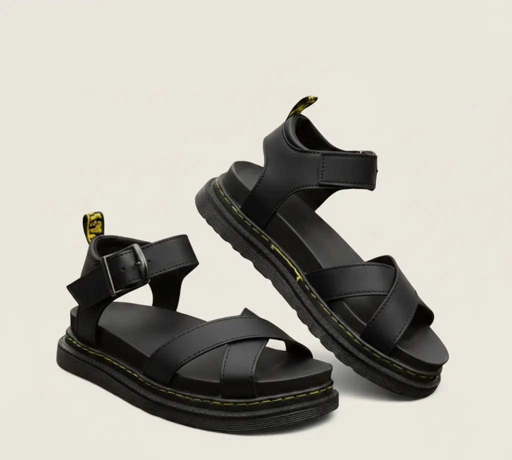 Platform Sandals with Cushioned Sole