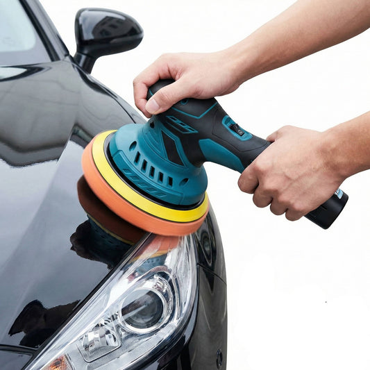 Cordless Car Polisher Kit, 6-Speed Dual Action Buffer