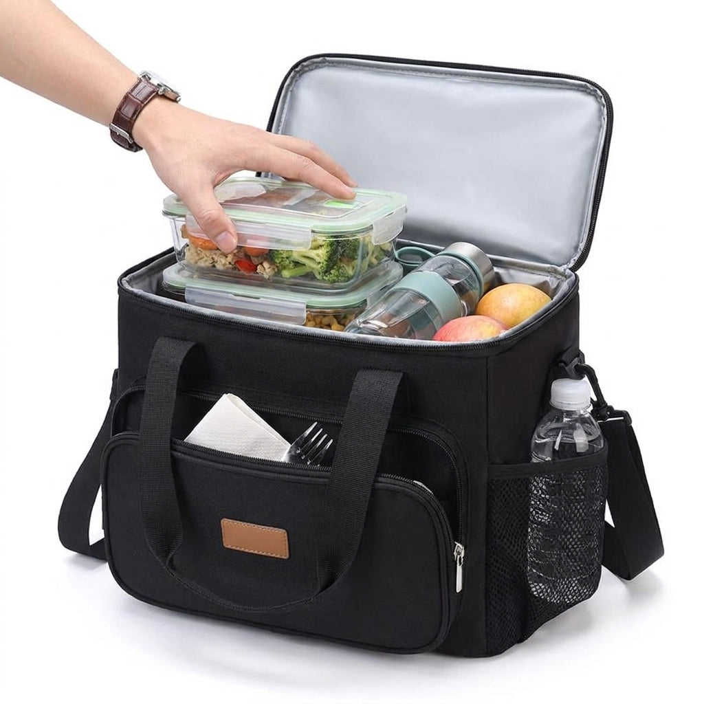 Large Insulated Lunch Bag Cooler Tote, Leakproof