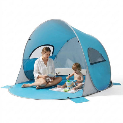 UPF 50+ Beach Tent Sun Shelter & Canopy