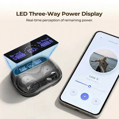 Wireless Earbuds Bluetooth 6.0 with Charging Case