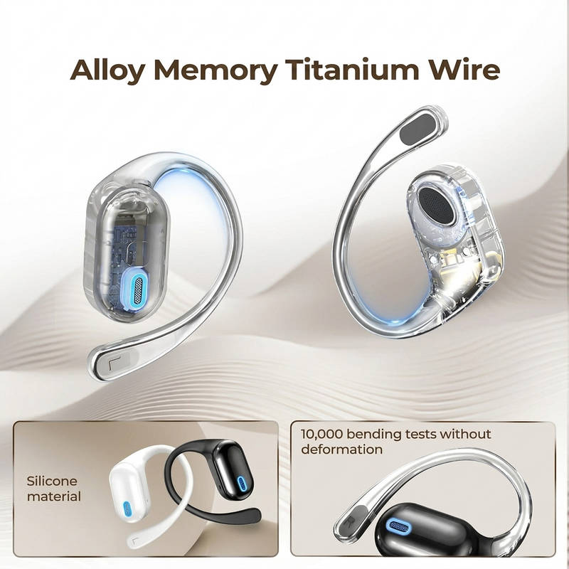 Wireless Earbuds Bluetooth 6.0 with Charging Case