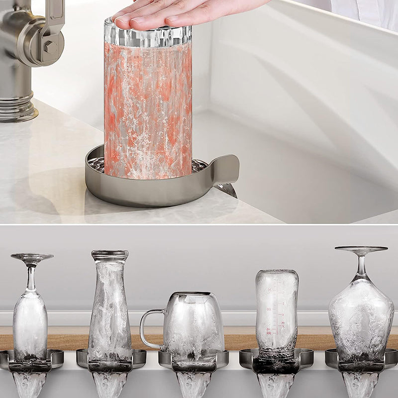 Sink Glass Rinser with Spray Jets