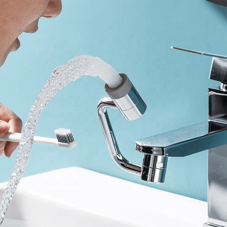 Swivel Faucet Extender with Dual Flow