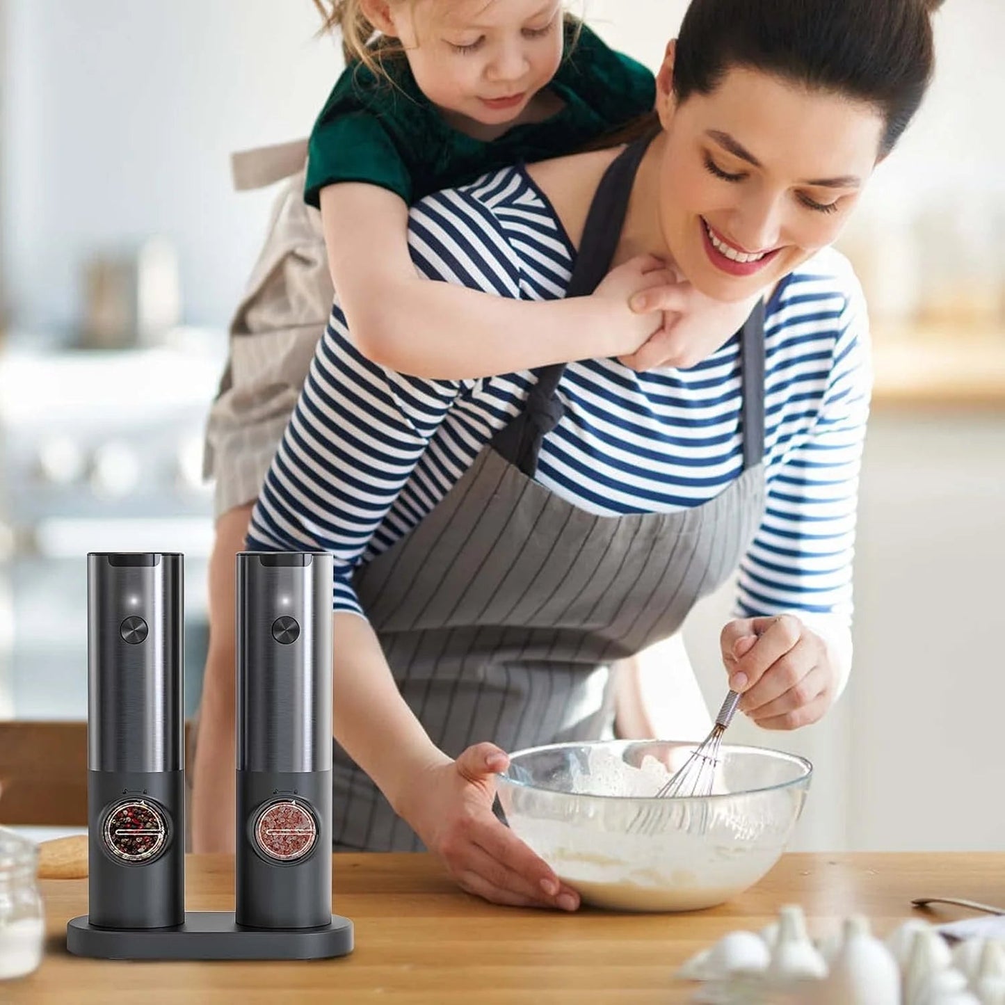 Electric Salt and Pepper Mill Grinder