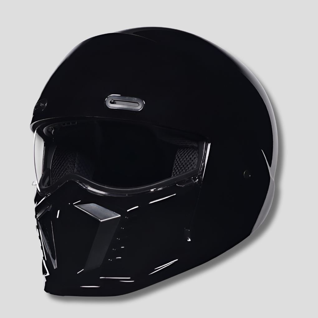 Retro Motorcycle Helmet with Anti-Fog Visor