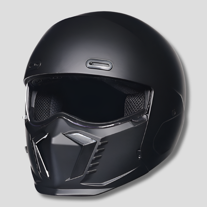 Retro Motorcycle Helmet with Anti-Fog Visor