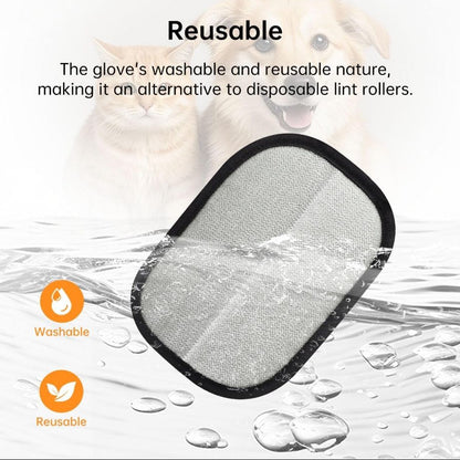 Pet Grooming Gloves, Double-Sided Pair