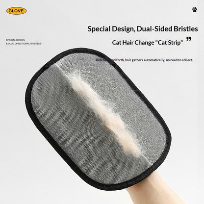 Pet Grooming Gloves, Double-Sided Pair