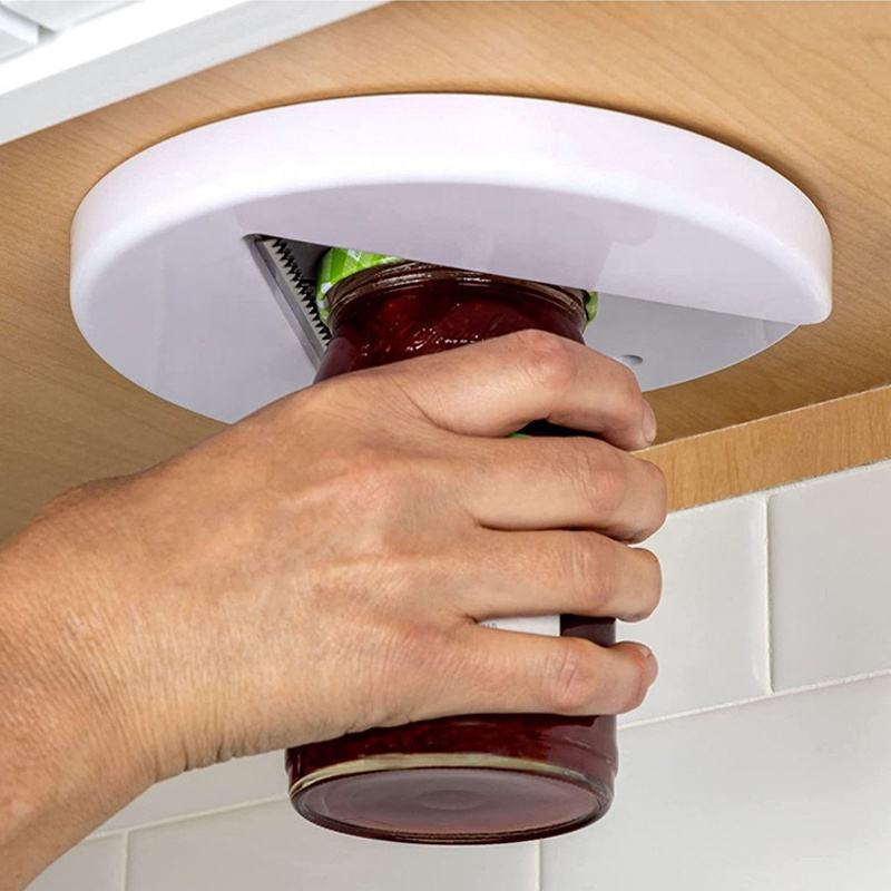 Under Cabinet Jar Opener for Multiple Sizes