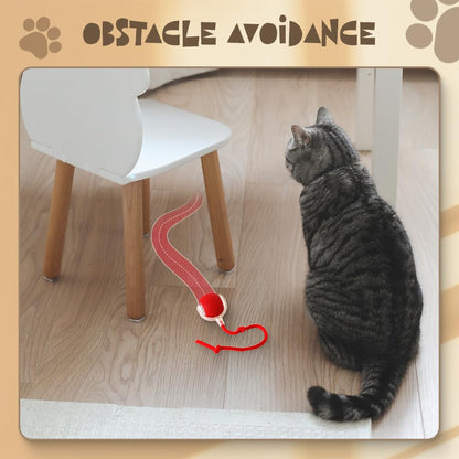 Interactive Rolling Pet Ball with Touch Activation