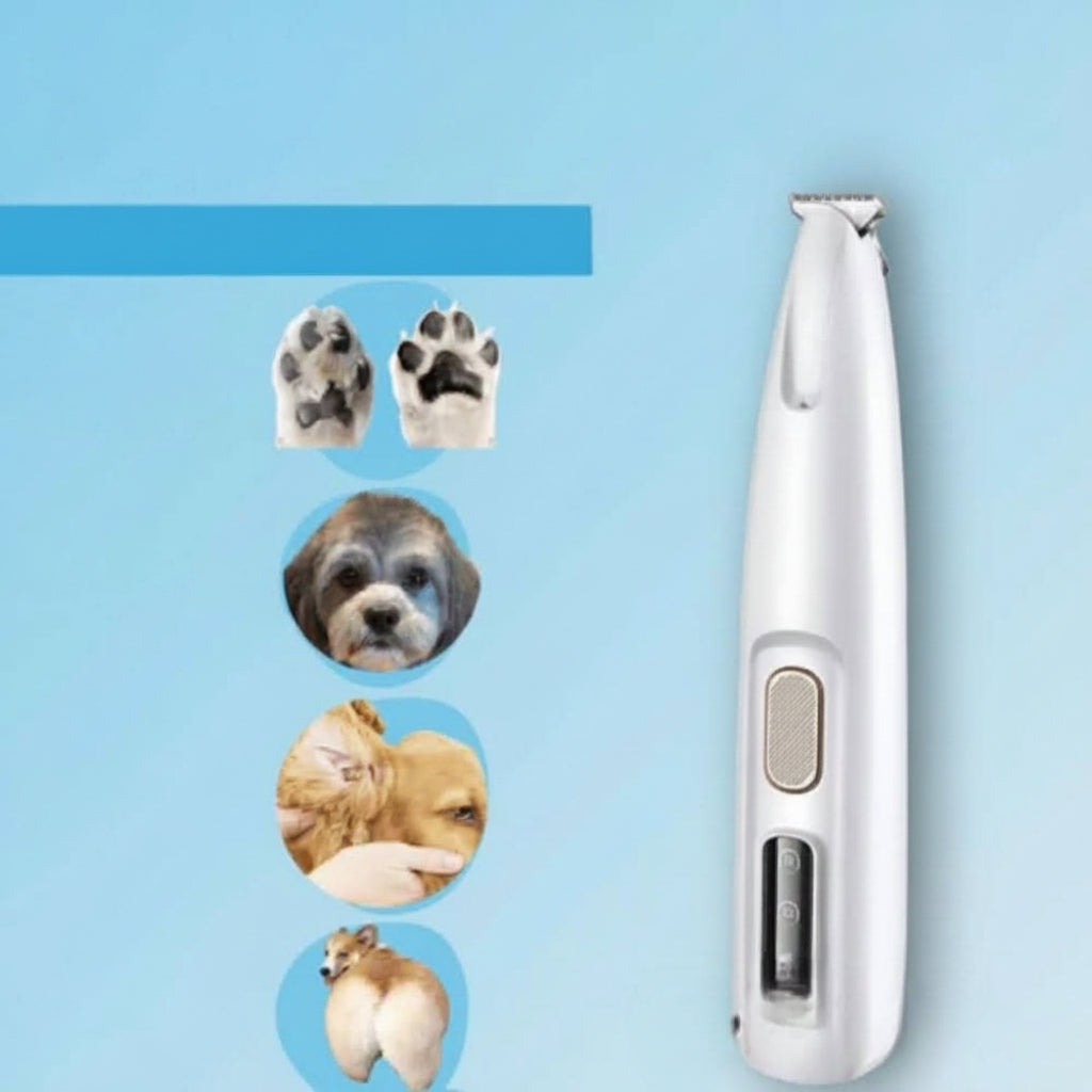 Quiet Pet Grooming Trimmer with LED Light