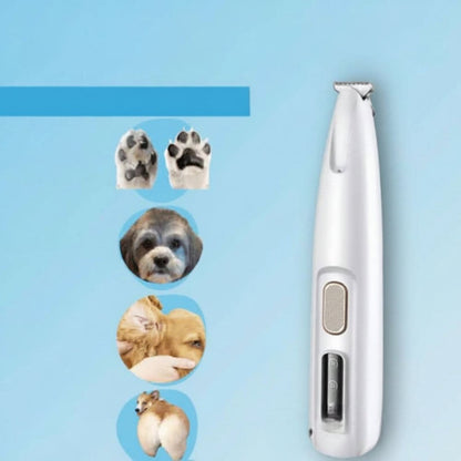 Quiet Pet Grooming Trimmer with LED Light