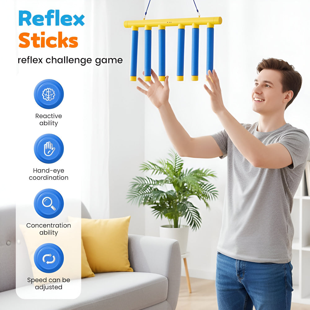 Reflex Training Game, Random Drop Sticks