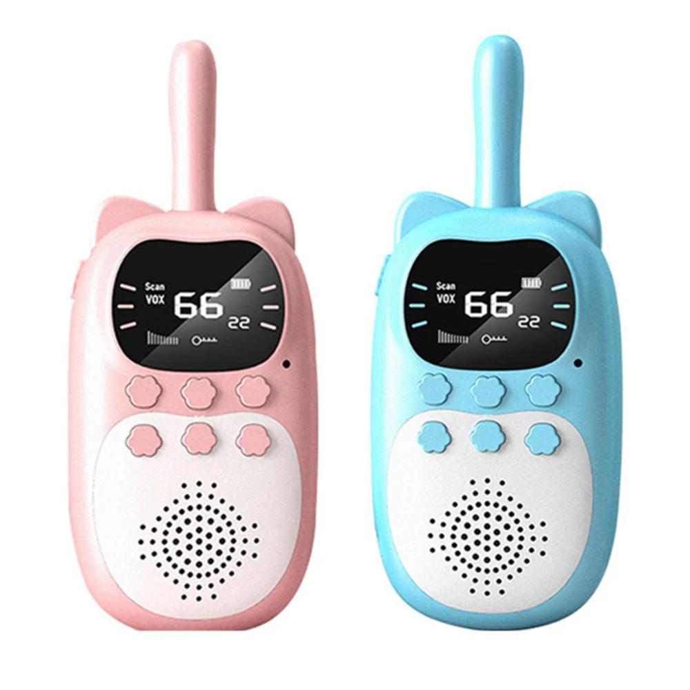 Kids Walkie Talkies, Rechargeable 5km Range, 2-Pack